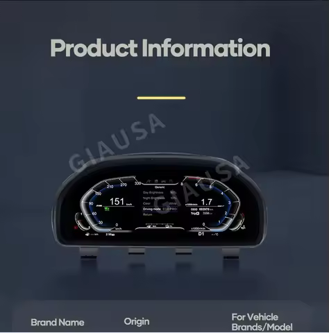 Digital Instrument Panel Virtual Cockpit For BMW F01 F02 F03 F04 F07 F10 F11 F12 F13 F18 5/6/7 Speed