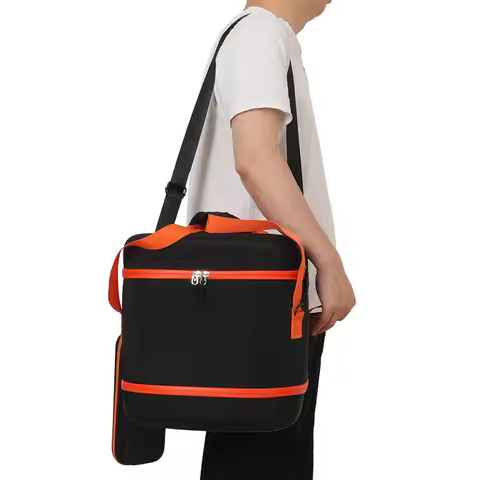 For JBL Partybox Encore2 Speaker Organizer Bag with Shoulder Strap and Microphone Bag - Speaker Stor
