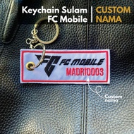 FC MOBILE - Keychain Sulam / Embroidery Keychain - Sulam Nama