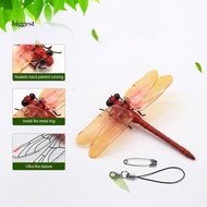 BGT  Large Dragonfly Garden Decor Weather-resistant Dragonfly Ornament Realistic Dragonfly Pendant f