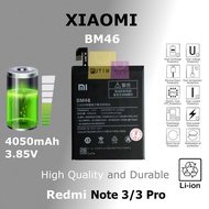 Baterai Batre Battery Xiaomi Redmi Note 3 BM46  - 99% PREMIUM