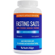Nutri-Align Fasting Salts Electrolytes Advanced, 120 Capsules | Sodium Potassium  Phosphorus | Pure 
