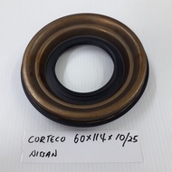 (1PCS 60x114x10/25) GEAR BOX SHAFT OIL SEAL FOR NISSAN UD YU41 ATLAS CONDOR LORRY (BH5013E) (38189-Z
