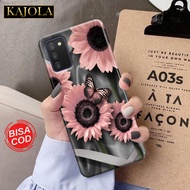 Case Hp Samsung A03s - Casing Hp Samsung A03s - KAJOLA - Fashion Case BUNGA - Kesing Samsung Galaxy A03s - Case Samsung Galaxy A03S - Pelindung HP - Cover HP - Mika Hp - Silicon Hp - Kondom Hp - Softcase - Hardcase - Cover Hp - Hontinga - Uniq case