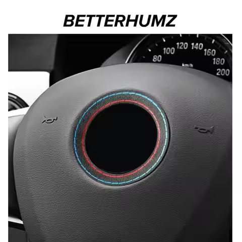 For BMW E60 E90 F30 F20 G20 G30 F10 E70 F25 F153 4 X1 X3 X5 Series Car Steering Wheel Logo Decal Sti