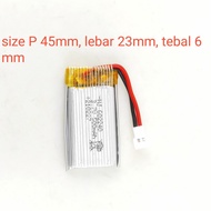 Battery lipo 1s 3.7V 500mAH socket XH2.54 for drone KY101 HJ14W X5C drone battery
