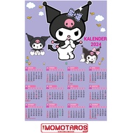Wall Calendar 2024 Sanrio Character 1pc