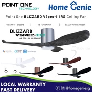 [PO ECO FAN] POINT ONE TECHNOLOGY BLIZZARD 06 SERIES VSPEC-III 43 / 52 INCH 3 BLADE SMART CEILING FA