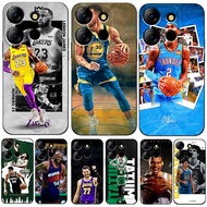 Case For ITEL A60 Silicon Phone Back Cover black tpu case NBA basketball