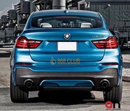 【德研國際】全新 BMW F26 X4 M-TECH  後保桿總成，PP材質，台灣 an 製造，配件最齊，密合度讚