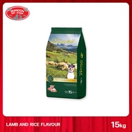 OLIVER Dog Food Lamb&Rice Flavour 15kg อาหารสุนัขรสแกะและข้าว