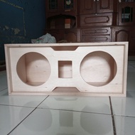 Box speaker 8 inch double dan tweeter triplek 12mm