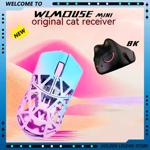WLmouse Wanling Mini 8K Gaming Mouse Lightweight Air Mouse Dual Mode Wireless Beast X Magnesium Allo