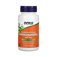 美國Now Foods Ashwagandha,南非醉茄/印度人參, 450 毫克, 90粒膠囊