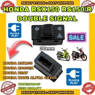 DOUBLE SIGNAL HONDA RS150 RSX150 DOUBLE SIGNAL MOTOR ACCESSORIES LAMPU SWITCH HONDA BEAT HONDA WAVE 