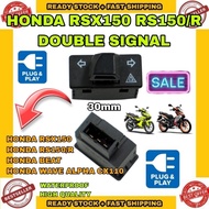 LAMPU SIGNAL HONDA RS150 RSX150 DOUBLE SIGNAL MOTOR ACCESSORIES LAMPU SWITCH HONDA BEAT HONDA WAVE ALPHA CX110 RSX 150