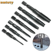 UMISTY Tap Drill Bit, M3 M5 M6 M8 M10 M12 Drill Bit Tool Screw Thread Bit, Portable HSS Hex Shank Mu