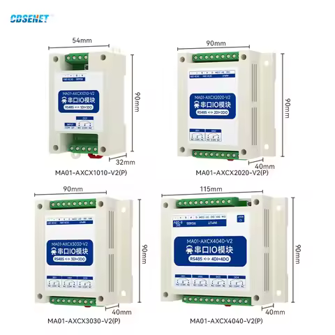 1-4 DI+DO RS485 Serial Port I/O Module CDSENT MA01 NEW Series Standard Modbus RTU Protocol Isolation