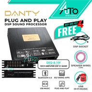 Danty DSP DEQ-8.10F 10 CH Car DSP Amplifier 31 Band EQ Equalizer 8 Channel DSP Power Boost Kereta