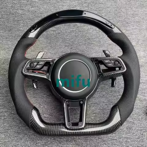 For Porsche steering wheel Macan Cayenne Panamera Taycan 718 Cayman 991 992 911 Carrera GT2 GT2RS GT