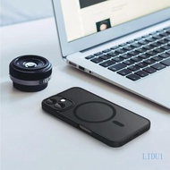 LIDU1 Frosted Magnetic Snap On Phone Cover For Phone 17 16 Series Smartphones Wear Resistant Translu