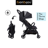 TTS - Bonbijou Leroy Auto Fold Stroller (0-22kg / Cabin Size / Compatible With Infant Car Seat)