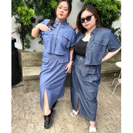 DUOMO WOMEN'S CLOTHING DENIM SET BIGSIZE-SYSCLOTHIER JEANS