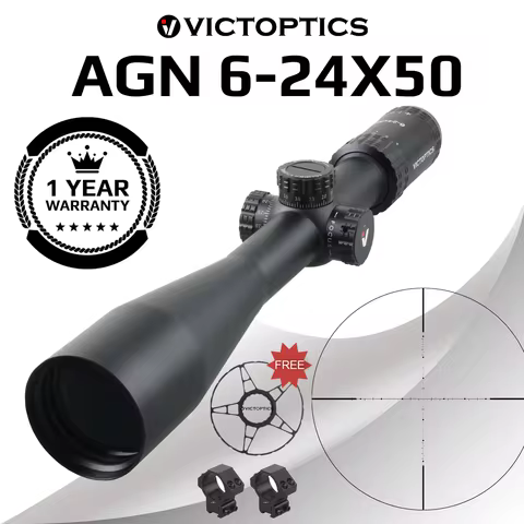 VictOptics S4 6-24X50 MDL Hunting Optical Scope 30mm Tube 1/10 MIL For Sniper Airsoft Guns Fire Arms
