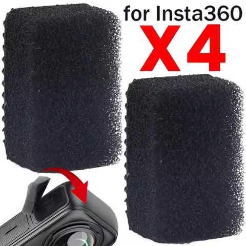 12Pcs/Set Mic Wind Muff for Insta 360 X4 Sports Camera Noise Reduction Windproof Cotton Protector fo