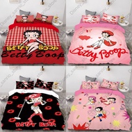 betty boop 床單套裝 床上用品 床笠 被套 枕頭 公仔