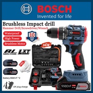 【local Stock】Bosch Drill Cordless Drill Cordless Hammer Drill Cordless Impact Drill Screwdriver Hand