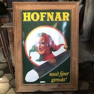 Enamel Papan Iklan Hofnar Big Lawas Jadul Tua