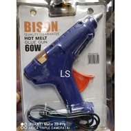 LS GEMILANG BISON hot melt Glue Gun BISON 60W Hot Melt pistol gum