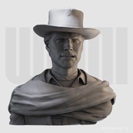 Golden Three Musketeers Bust Retro Western Movie 1/16Resin white mold 10Proportion GK Manual Model33