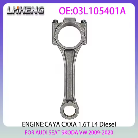 1PCS Connecting Con Rod New Set For VW BEETLE GOLF JETTA PASSAT POLO AUDI A3 SEAT SKODA 1.6L 1.6 L T