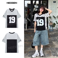 2025 New Áo Jersey nam nữ thể thao form boxy phong cách năng động cá tính áo phông cổ V - NEOGEN NT2