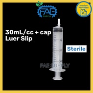 Syringe Luer Slip With Cap 1 3 5 10 20 30 50 60 ml cc individual pack sterilized feeding syringe fee
