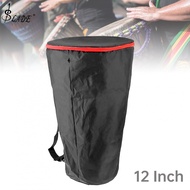 SLADE 8 inch / 12 inch Thick Shockproof Waterproof Shoulders Djembe Bag Black Case for African Drum