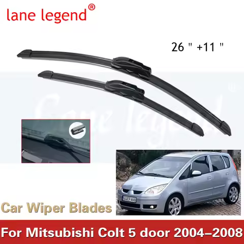 Car Wiper Blade For Mitsubishi Colt 5 door 26"+11" 2004-2008 Auto Windscreen Windshield Wipers Blade