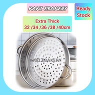 Only Steamer Rack // 32/34/36/38/40cm Extra Thick Stainless Steel Steamer Rack Basket tray (1 pc)