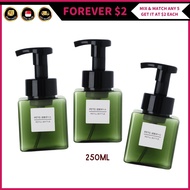 (FOREVER $2) 250ml PETG Portable Travel Hand Pump Foam Soap Dispenser Shampoo Shower Gel