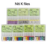 1 box of dental Niti K-Files dental pulp and root canal files