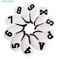 BACK2LIFE Golf Iron Headcover Sports Durable Protective Cover Training Equipment Golf Putter Accesso