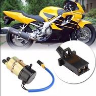 10MM Outlets ปั๊มเชื้อเพลิงไฟฟ้าสำหรับ Honda Kawasaki Suzuki Yamaha Carbureted 80- LPH Intake Fuel P