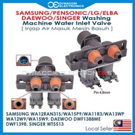 SAMSUNG/PENSONIC/LG/ELBADAEWOO/SINGER Washing Machine Water Inlet Valve[ Injap Air Masuk Mesin Basuh