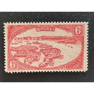 Brunei 1931 Dwellings In Town Of Brunei 6c Red - 1pc MLH Stamp / Setem