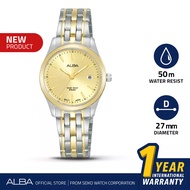 Jam Tangan Wanita Dual Tone Stainless Alba AH7BN4 Quartz Analog AH7BN4X1