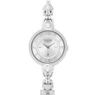 VERSUS VERSACE手錶 VV00201 36mm銀圓形精鋼錶殼，銀白立體雕刻錶面，銀色精鋼錶帶款 _廠商直送
