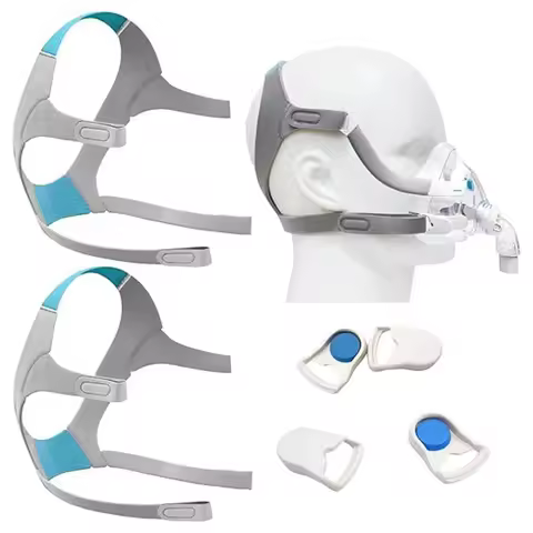 CPAP Headgear Strap Quick-Disconnect Magnetic Headgear CPAP Clips Compatible With Resmed AirFit F20 
