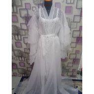 AURORA DREES KIMONO ORGANZA PREMIUM DRESS Wanita